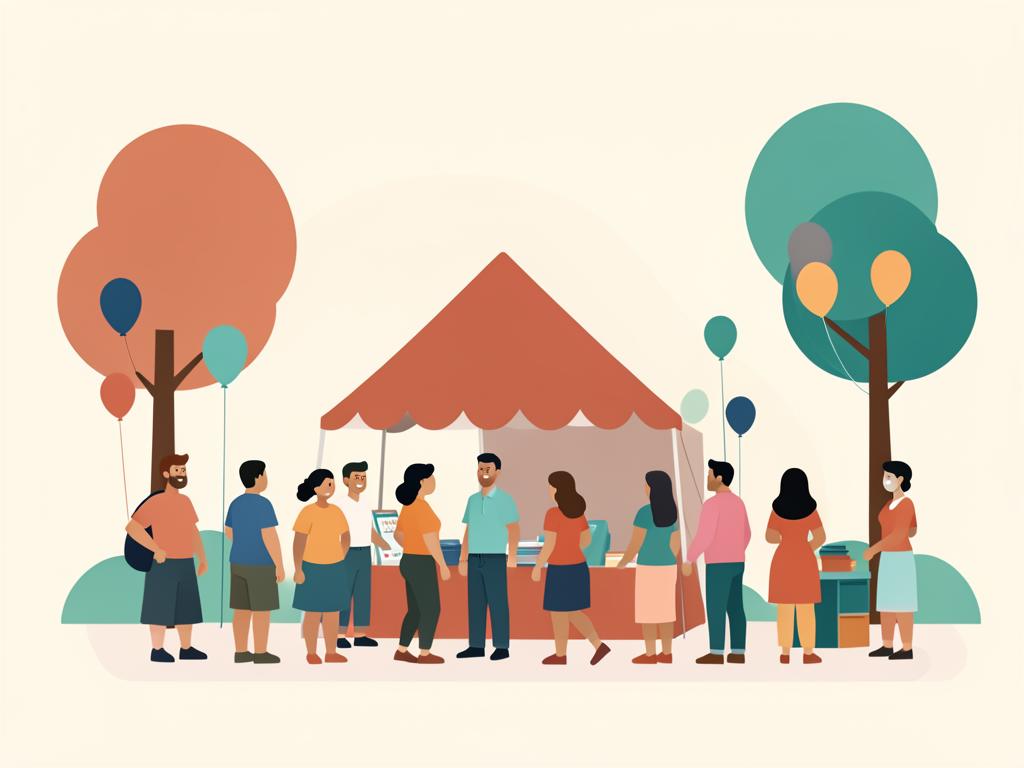 Illustration representing community organizations