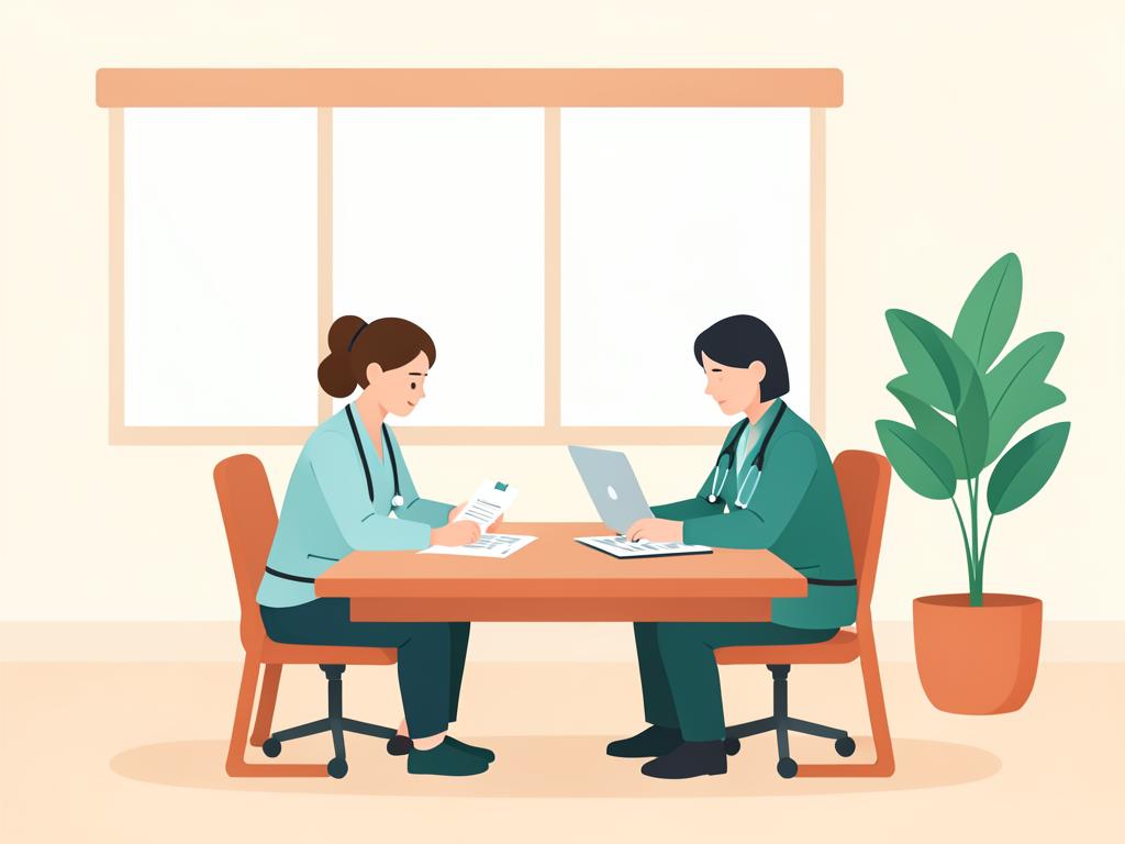 Illustration representing health plans and networks